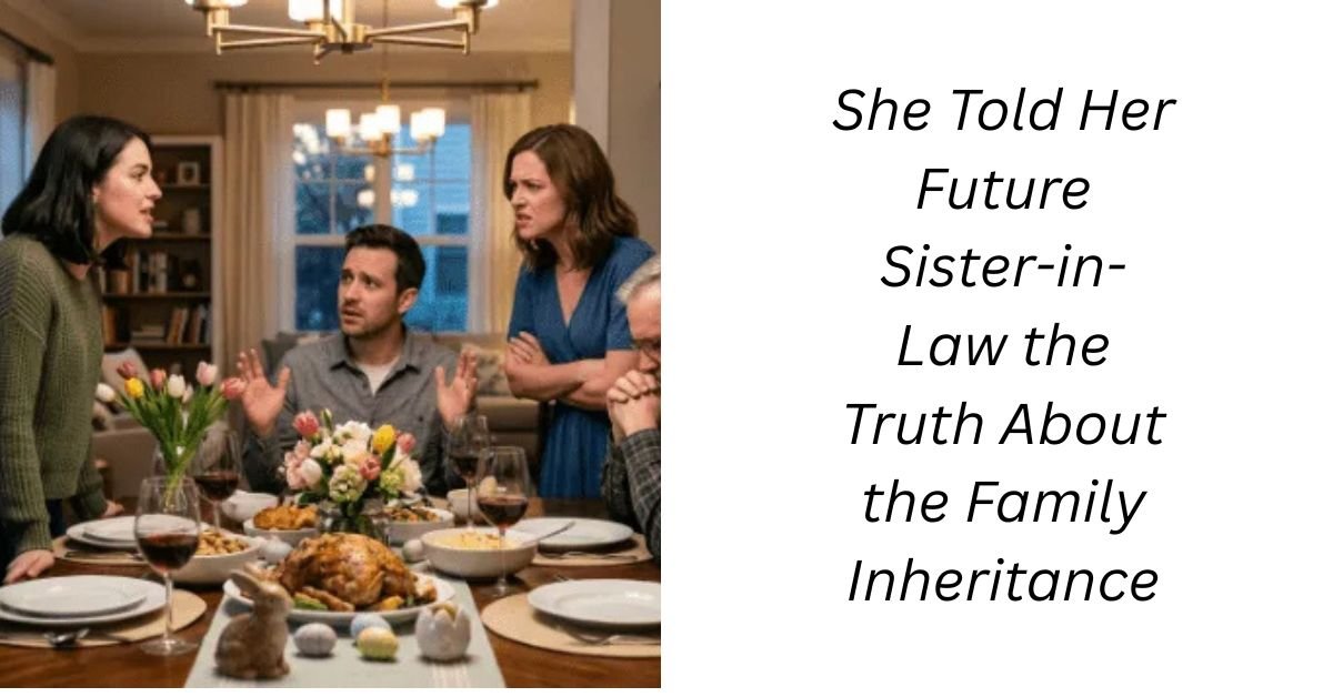 She Told Her Future Sister-in-Law the Truth About the Family Inheritance