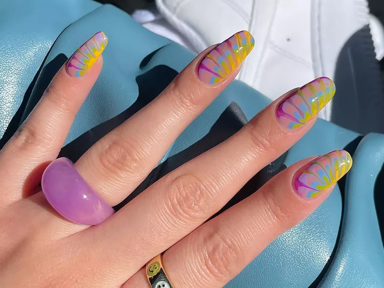 Tie-Dye Nails – Chill and Creative