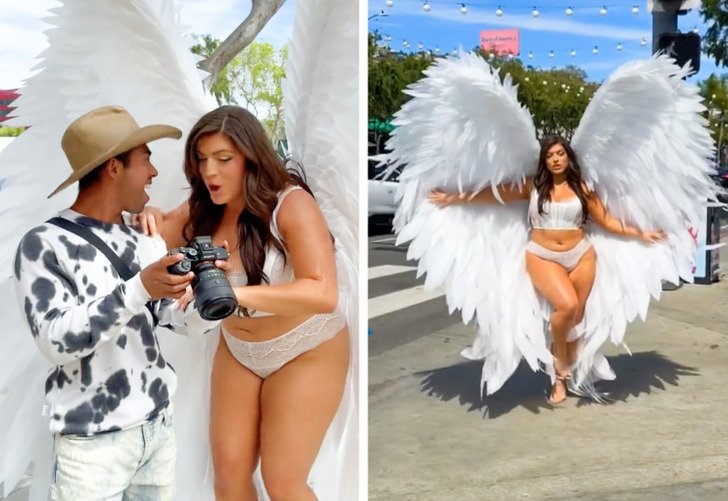 A Size 14 Model Stuns Everyone by Recreating a Victoria’s Secret Angel Look