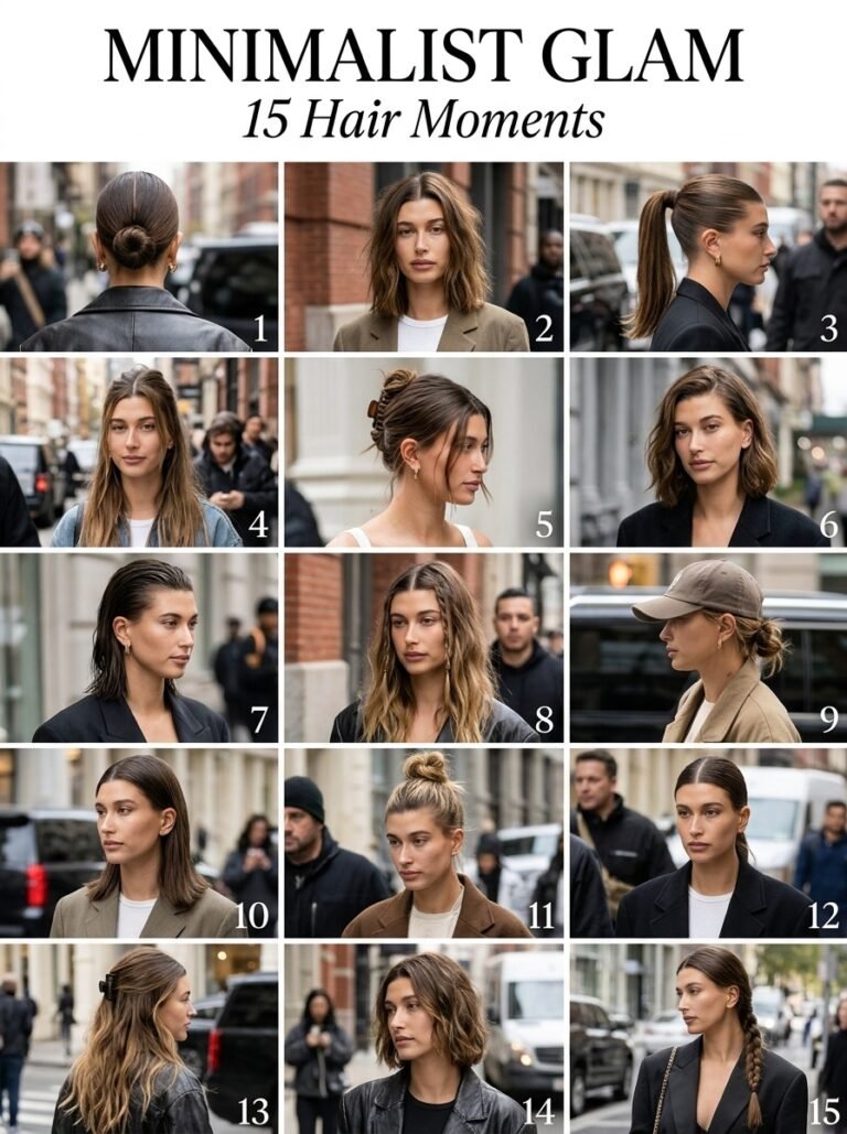These 15 Hailey Bieber Hair Moments Are a Study in Minimalist Glam