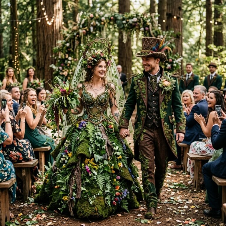 Unusual Wedding Outfits That Guests Will Never Forget