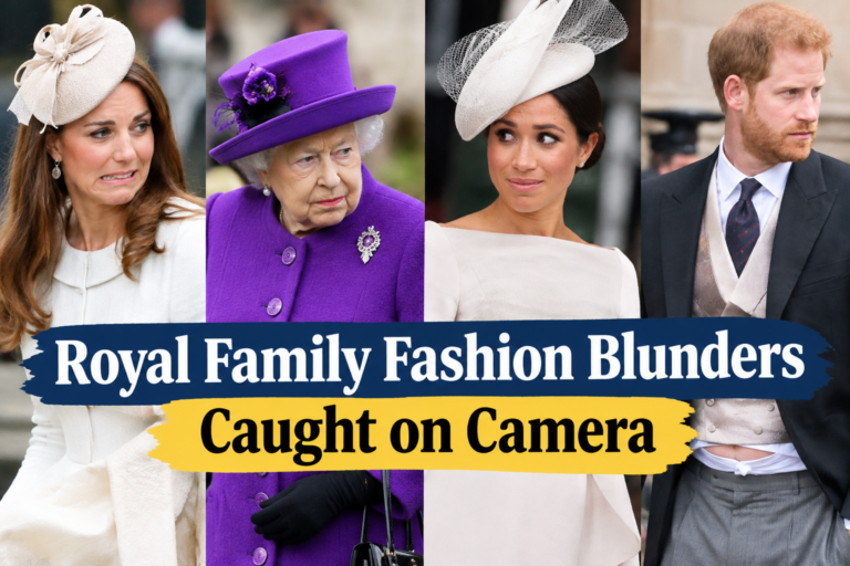 Royal Family Fashion Blunders Caught on Camera