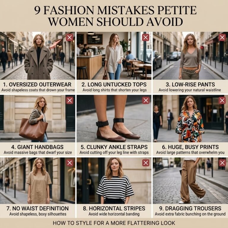 9 Common Fashion Mistakes Petite Women Should Avoid for a More Flattering and Stylish Look