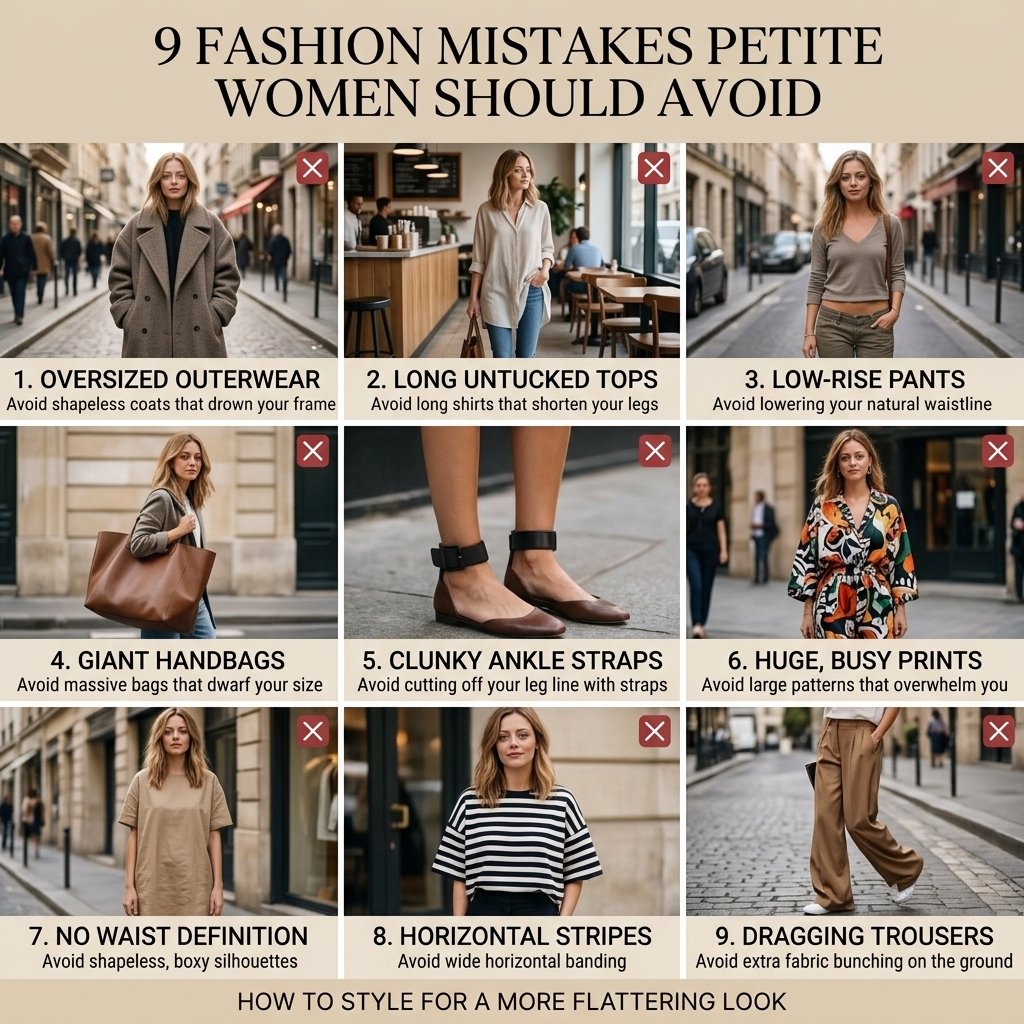 9 Common Fashion Mistakes Petite Women Should Avoid for a More Flattering and Stylish Look