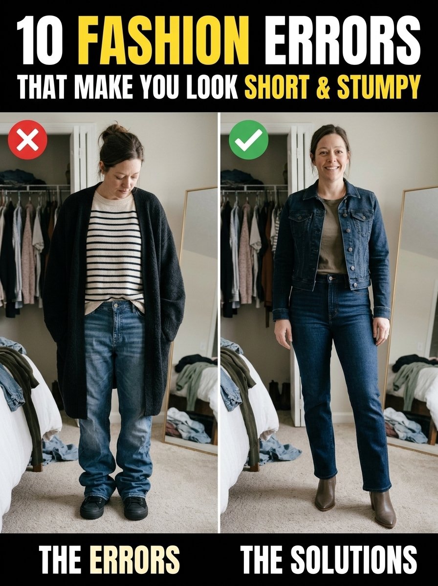 10 Fashion Errors That Make You Look Short and Stumpy