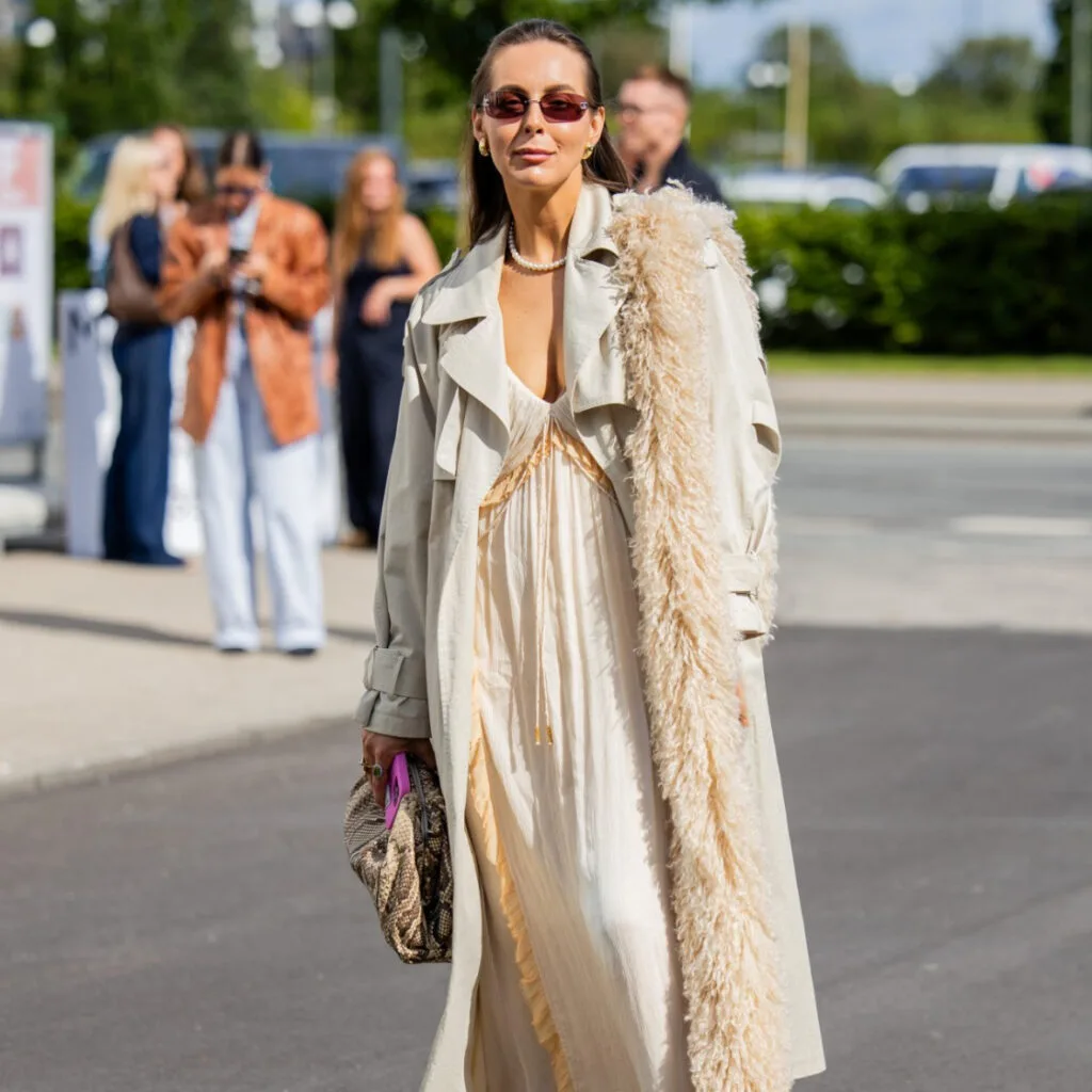 Boho-chic romance (flowy but structured)