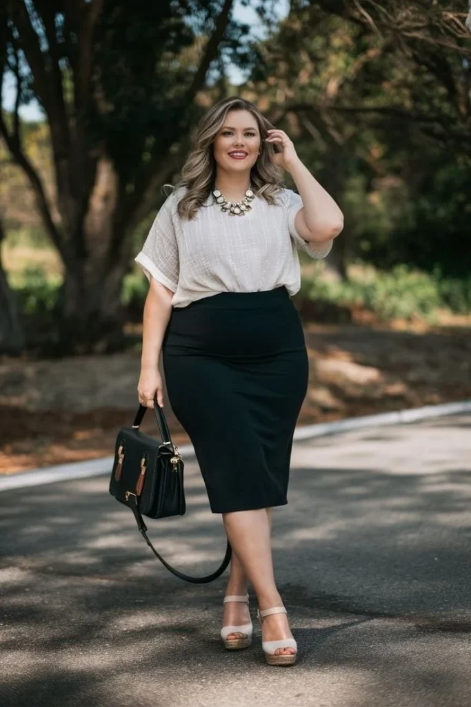 Close-up of breathable and stretchy fabrics suitable for plus size everyday outfits