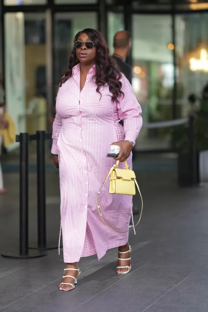 Plus size outfit enhanced with simple everyday accessories