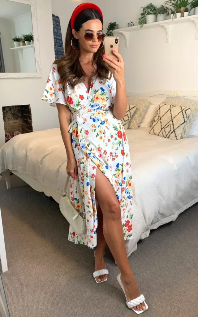 The modern wrap dress — day-to-night staple