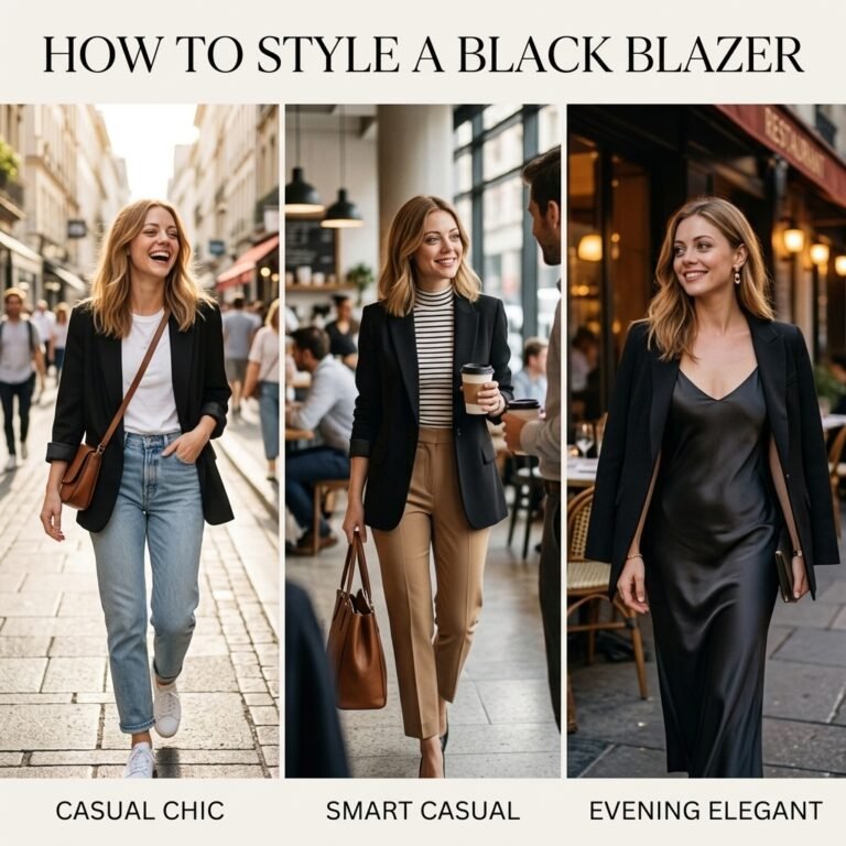 How to Style a Black Blazer for Every Occasion: Chic, Elegant, and Versatile Outfit Ideas