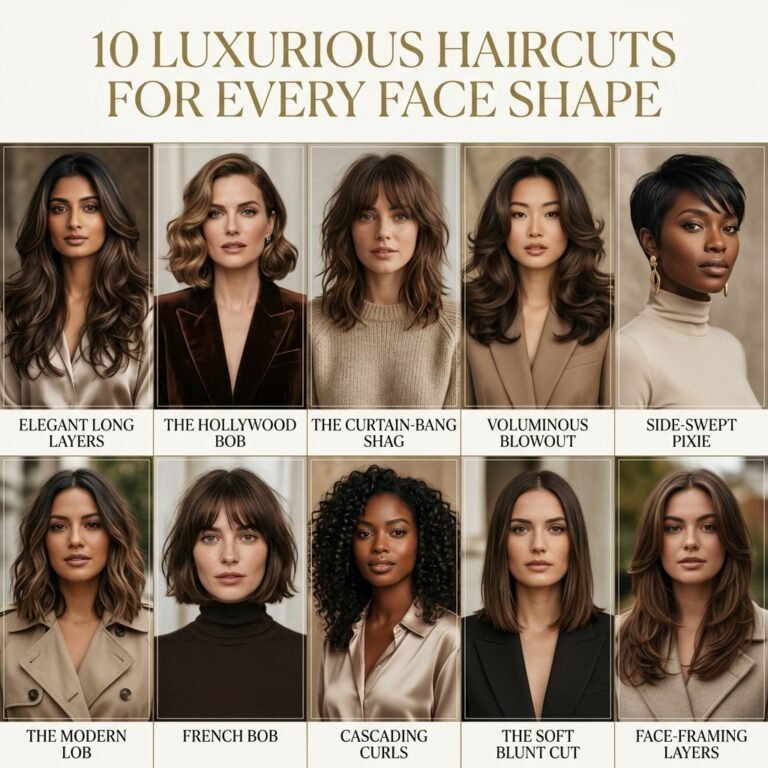 10 Luxurious Haircuts for Every Face Shape, From Elegant Long Layers to the Iconic Hollywood Bob